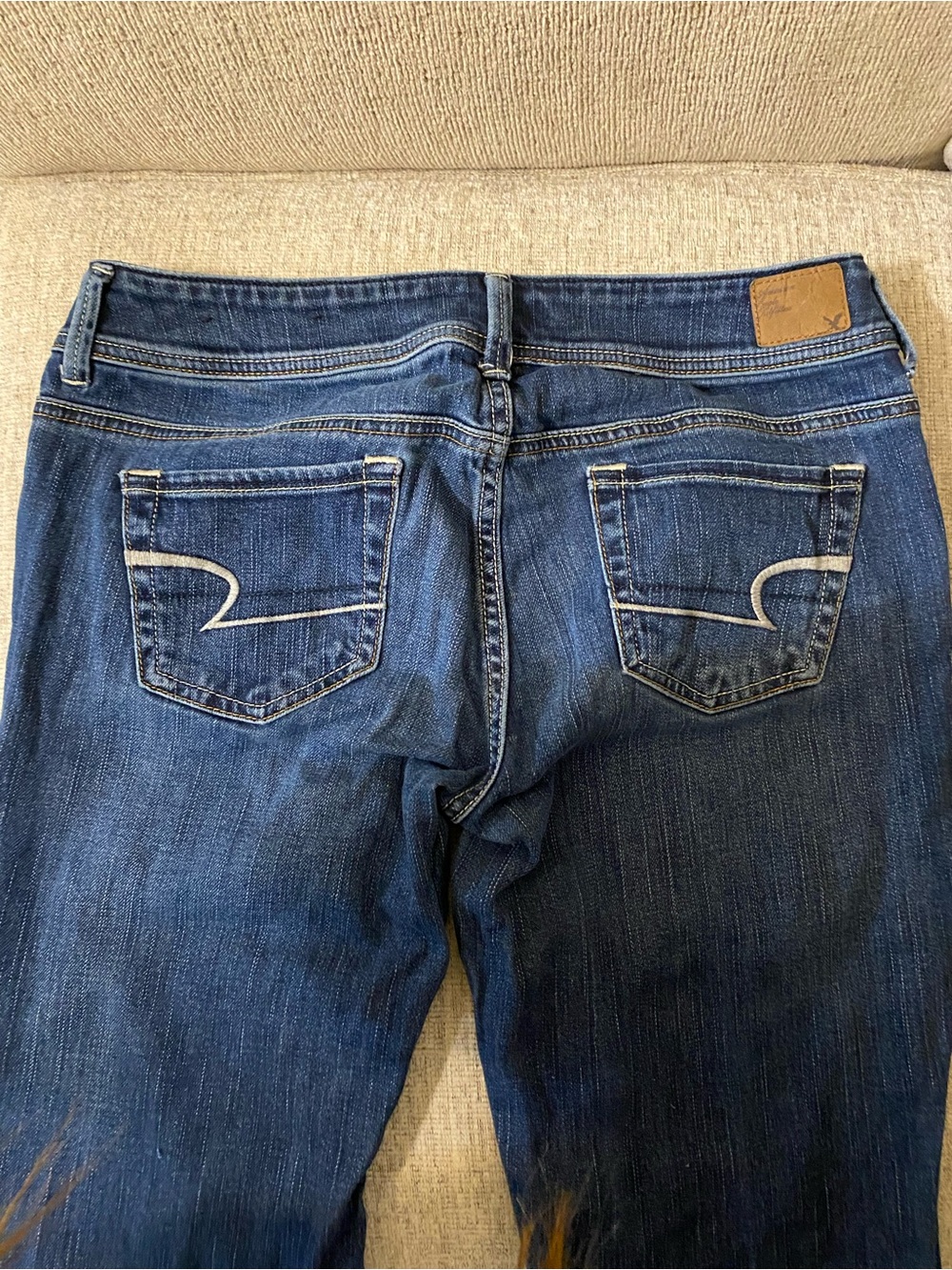 American Eagle Outfitters Dark Blue Flare Jeans